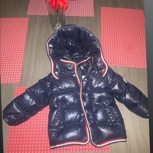 Gently used infant unisex moncler winter coat